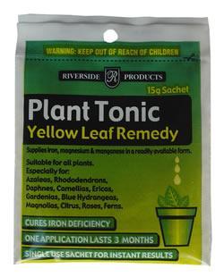 Riverside Products Plant Tonic Yellow Leaf Remedy Sachet 15g