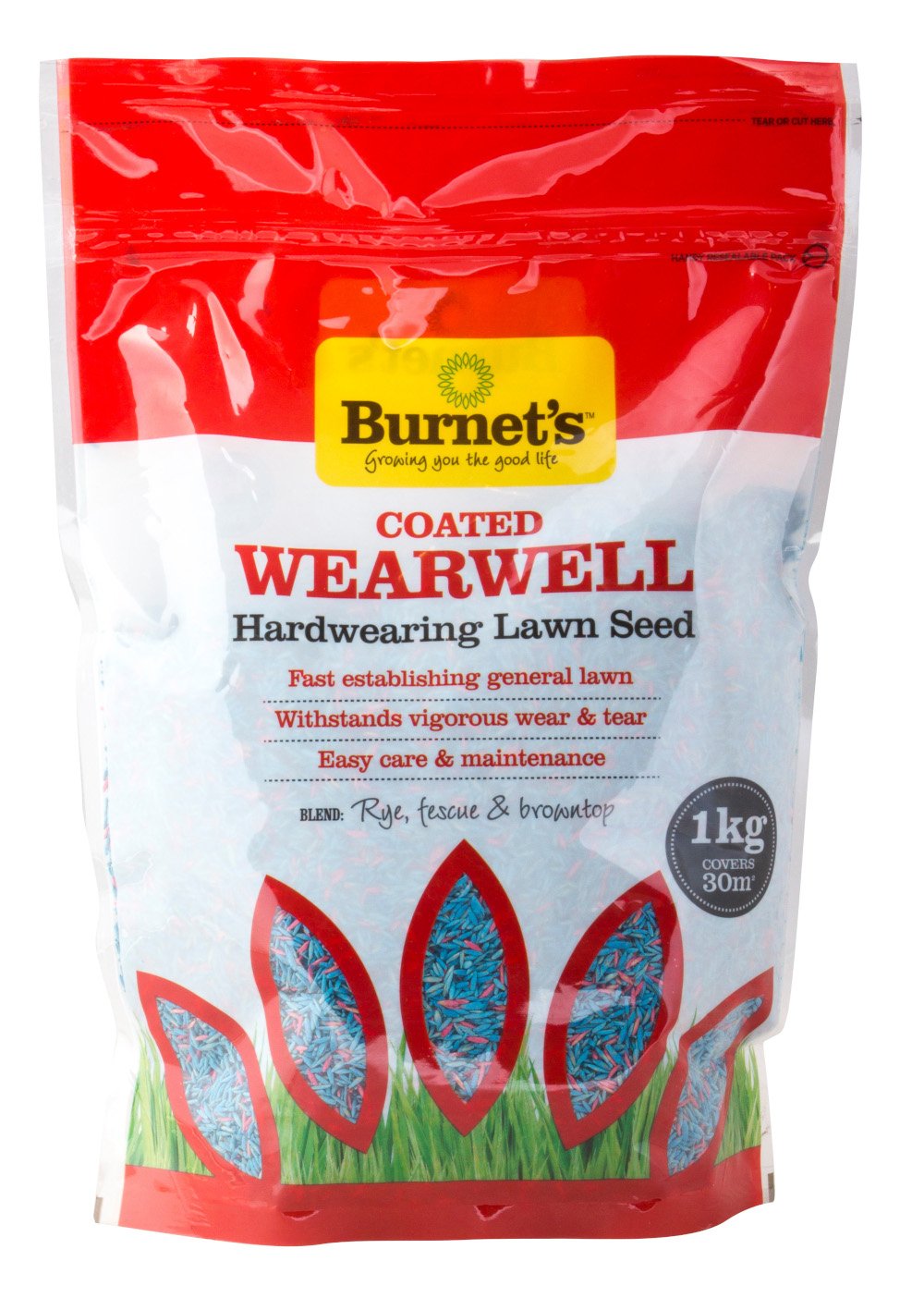 Burnets Wearwell Hardwearing Lawn Seed 1kg