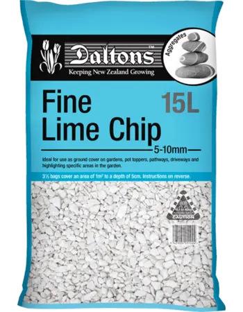 Daltons Fine Lime Chip 5-10mm 15L