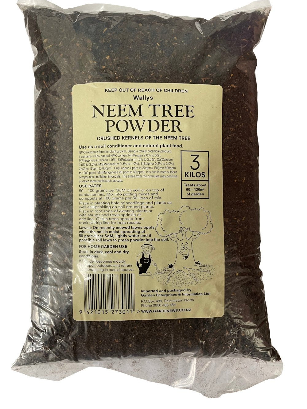 Wallys Neem Tree Powder 3kg