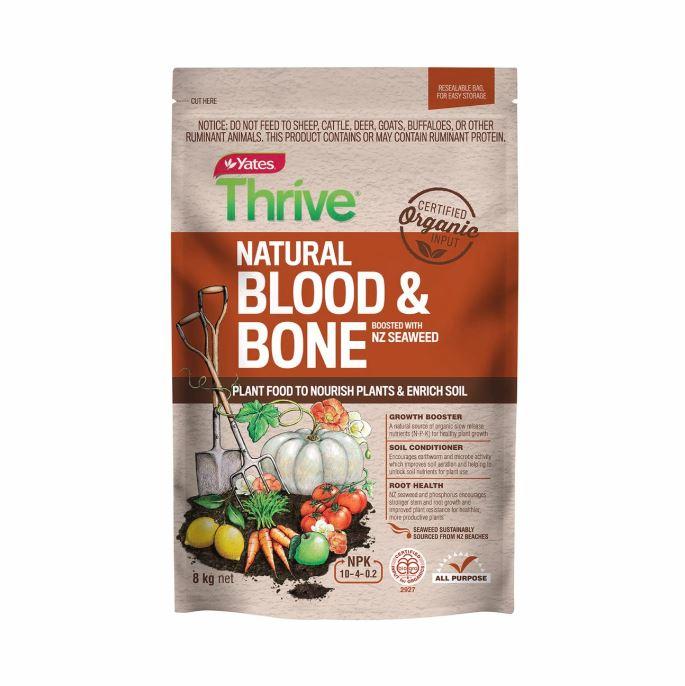Yates Thrive Natural Blood & Bone 8kg