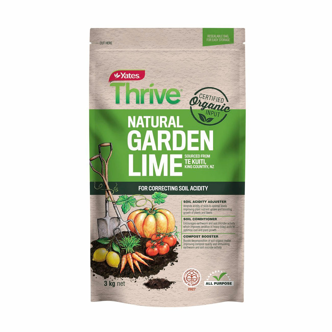 Yates Thrive Natural Garden Lime 3kg